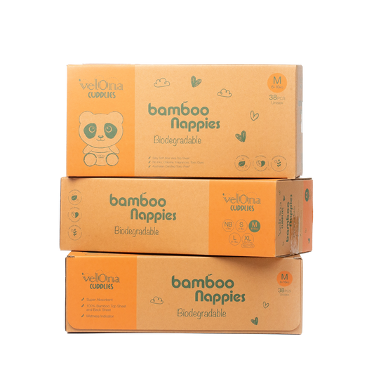 Super Premium Bamboo Diapers - M