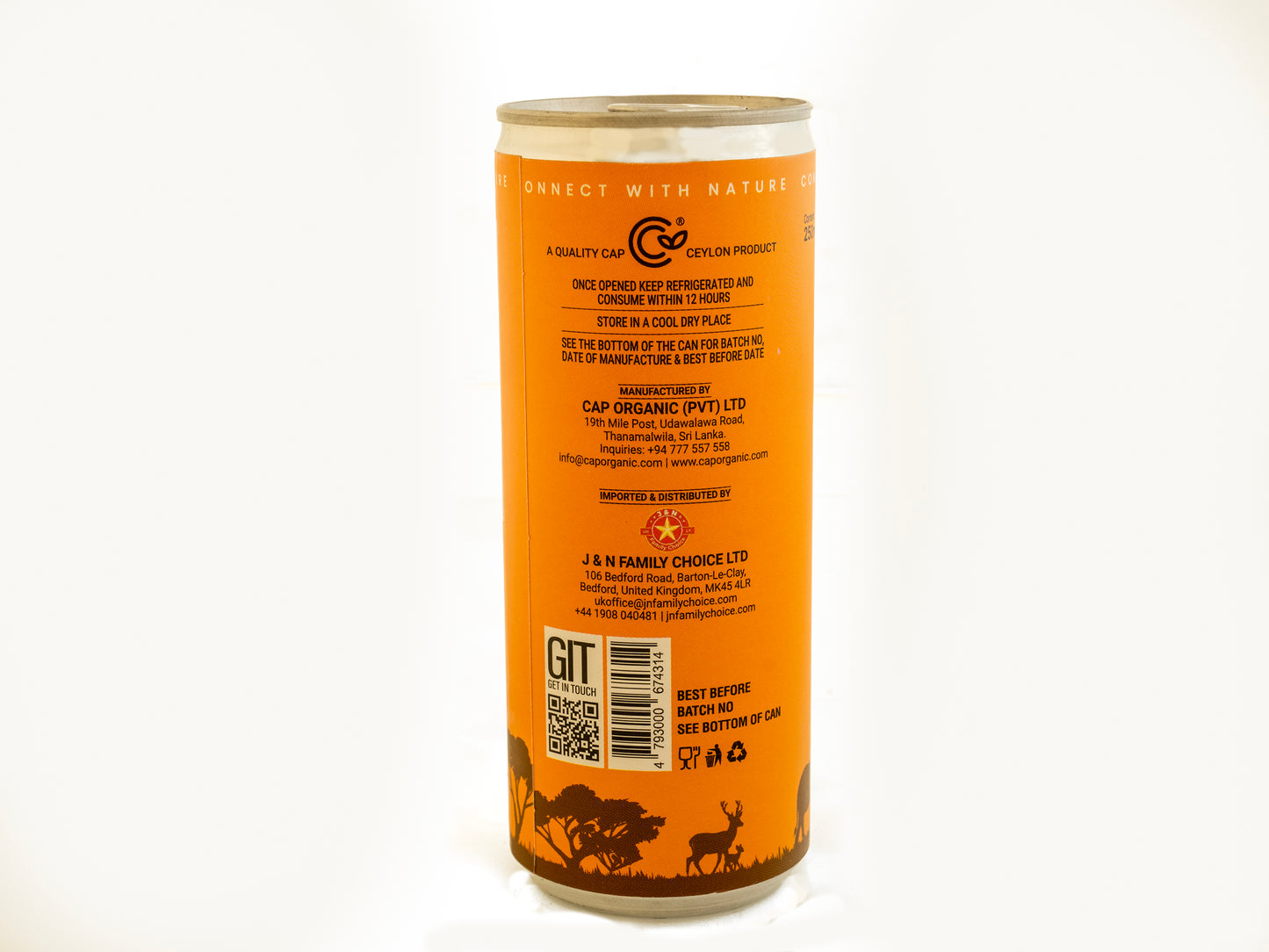 Cap Bio Papaya 250ml Alu Can- organic