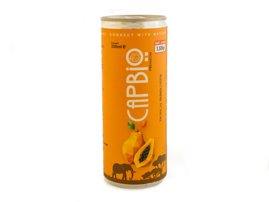 Cap Bio Papaya 250ml Alu Can- organic