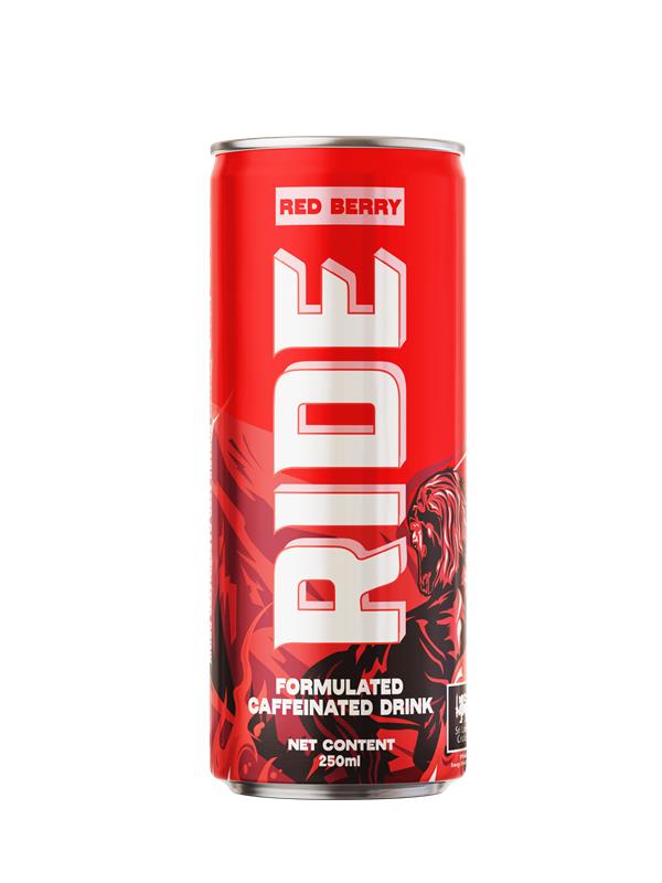 Ride Redberry Energy Drink (24 in case)