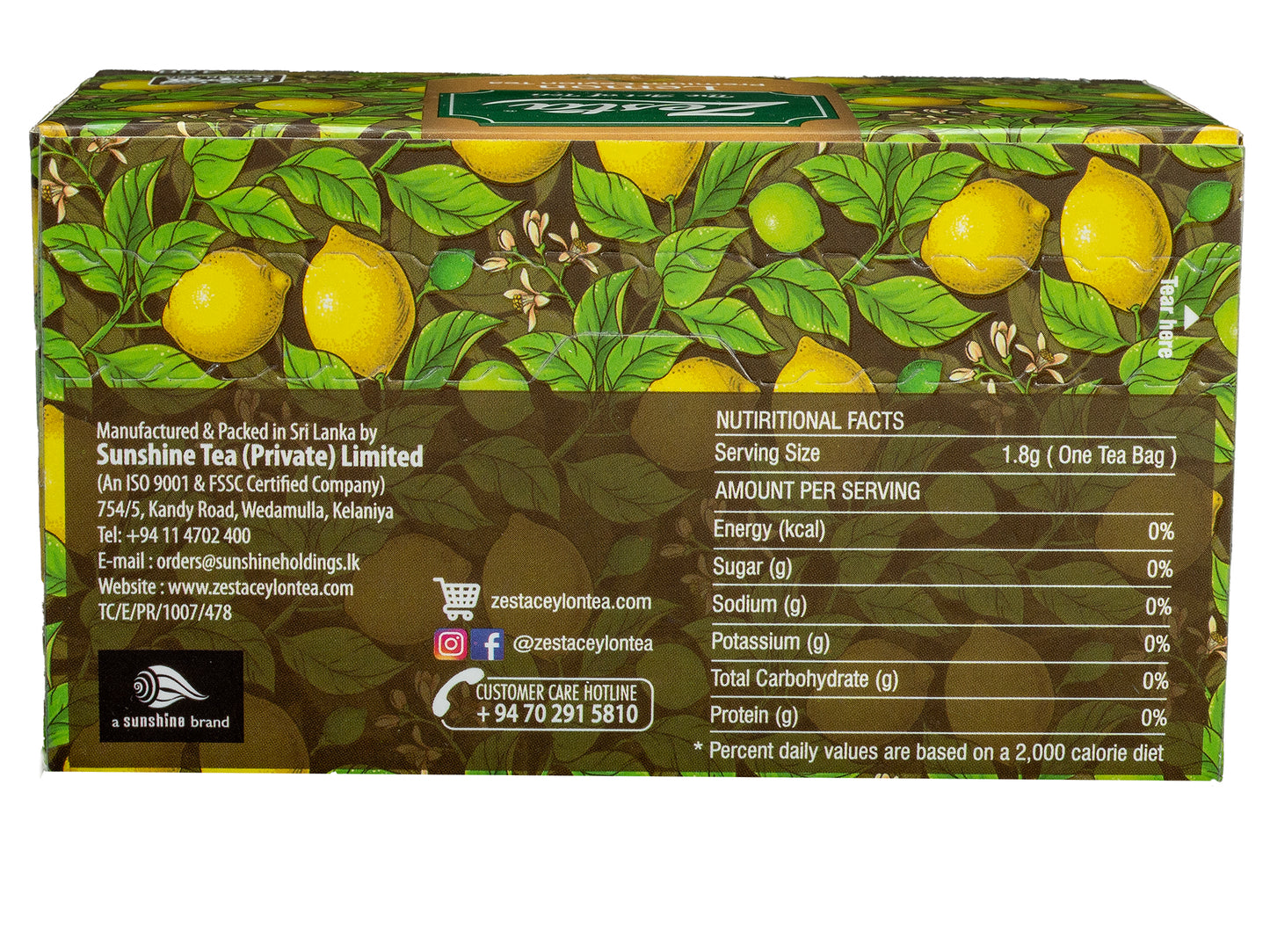 APPLE FLAVOURED BLACK TEA – 25 TEA BAGS